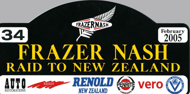 Frazer Nash Raid Bumper Plate